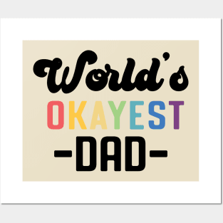 World's Okayest Dad Posters and Art